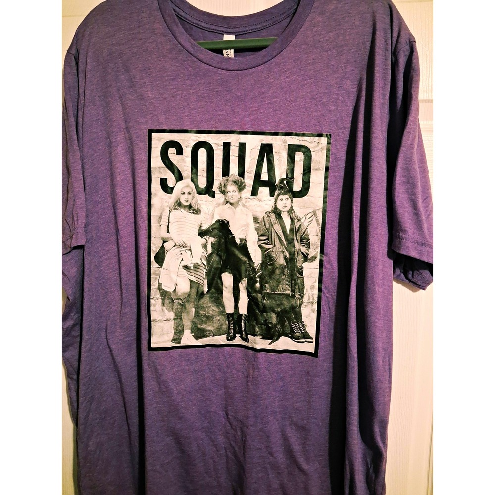 Hocus Pocus Squad Shirt 3XL Purple Sanderson Sisters Halloween Witch Graphic Tee